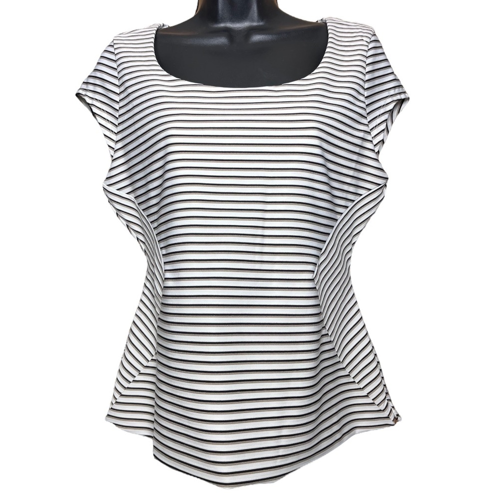 WHITE HOUSE BLACK MARKET Cap Sleeve Blouse